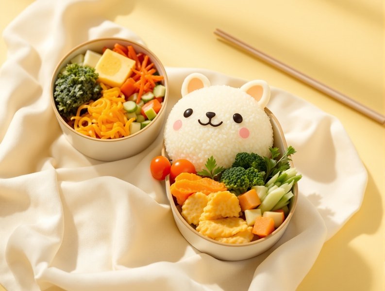 爱心便当，把午饭也做得漂漂亮亮 - 第一影视美食手账栏目封面图